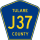 County Road J37 marker