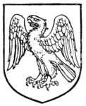 felröppenő kitárt szárnyú (eagle rising, wings displayed and inverted)