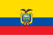 Vlag van Ecuador