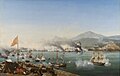 Naval Battle of Navarino by Garneray