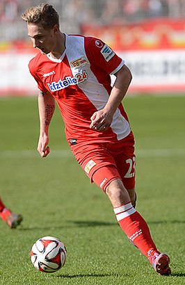 Polter in 2015 als speler van Union Berlin