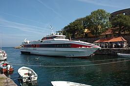 De veerboot naar Bornholm.