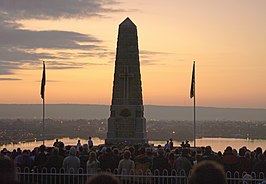 Ochtendwake in 2009 te Kings Park in Perth.