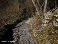 The mule track to Agueglio