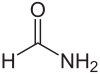 Strukturformel von Formamid