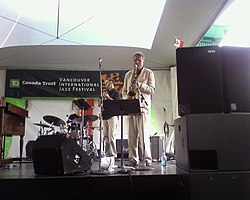 John Doheny at the Vancouver Jazz Festival '07. Photo by Raquel Dennett