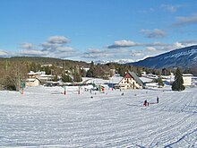 Vue sur une station de ski voisine