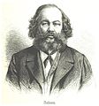 Mikhail Bakunin in 1872 overleden op 1 juli 1876