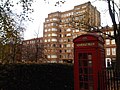 Vista di Florin Court da Charterhouse Street