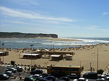 Beaches at Foz do Arelho: Lagoa de Óbidos and Atlantic Ocean