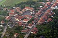 Le village vu du ciel.