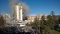 Image 14Tuzla government building burning after anti-government clashes on 7 February 2014 (from Bosnia and Herzegovina)