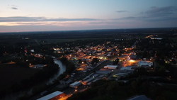 City of Cynthiana at Sunset