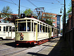 Motorwagen 810 (serie 801-815) teruggebracht in oorspronkelijke uitvoering van 1927.