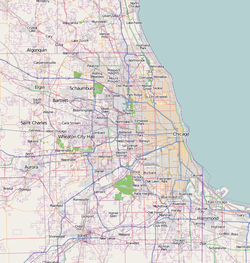 Isaac N. Maynard Rowhouses is located in Chicago metropolitan area