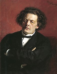 Retrat del compositor Anton Rubinstein (1881)