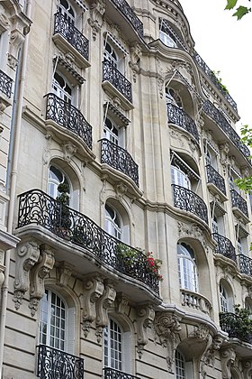 Vue de la mission diplomatique