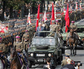 President Lech Kaczyński reviewing troops, Warsaw, 2007