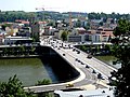 An der Schanzlbrücke über die Donau in Passau endet die B8