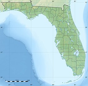 Map showing the location of Terra Ceia Preserve State Park