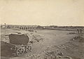 The Agra canal (c. 1873), a year from completion, was closed to navigation in 1904 to increase irrigation during a famine.