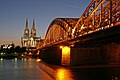 Hohenzollernbrücke in Köln