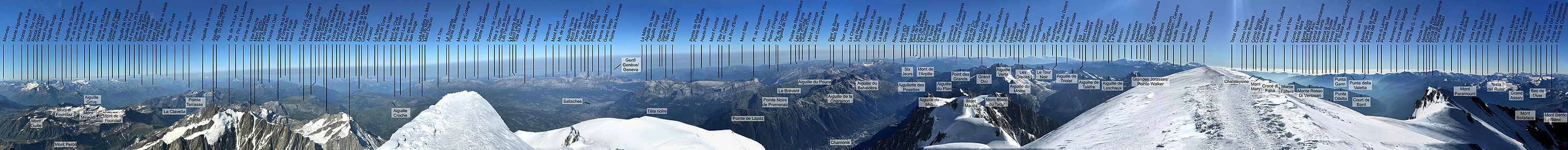 Vue sur des montagnes