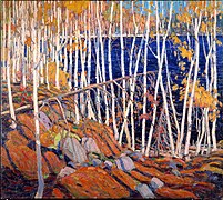 Dans le Nord (Tom Thomson, 1915). Musée des beaux-arts du Canada, Ottawa (Canada).