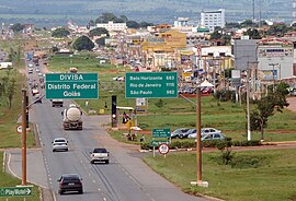 Divisa entre o Distrito Federal e Goiás