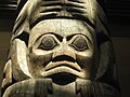 Haida totem pole (detail)