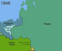 Territorial changes of Poland 1846