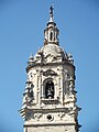 Remate de la torre de la Iglesia de San Antón de Bilbao, con otro Giraldillo