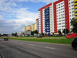 Apartment blocks at Sikorskiego street