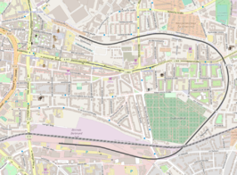 Spoorlijn Dortmund Süd - Dortmund Ost op de kaart