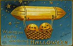 Gambar mini seharga Berkas:Dirigible Halloween card 01.jpg