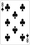 8 of clubs