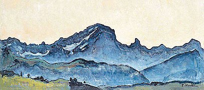 Grand Muveran par Ferdinand Hodler (1912).