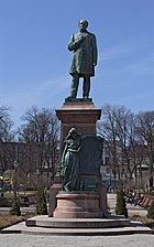 Walter Runeberg: Johan Ludvig Runeberg, 1885, Runebergsesplanaden