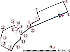 Tracciato di Circuito di Baku