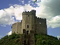 Present day Cardiff Castle keep