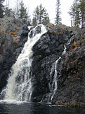 Hepoköngäs waterfall, Puolanka