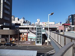 Area around JR Tsudanuma Station