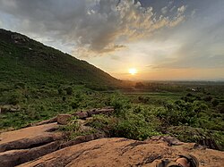 Sunset at Kumarsuni Hill