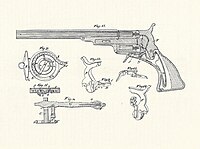 Ilustrações das patentes do Colt Paterson "Holster Model"