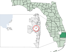 Map of Florida highlighting Haverhill.svg