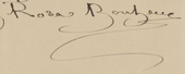 signature de Rosa Bonheur