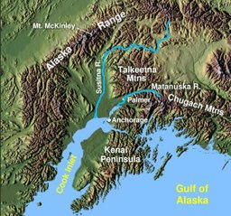 Kenaihalvøya i Alaska