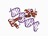 Homeotic Transcription Factor - HoxB1-Pbx1 heterodimer bound to DNA.