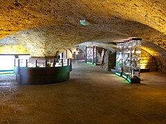 Cave de vente du roquefort.