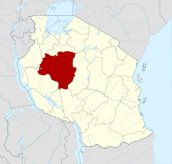 Location in Tanzania